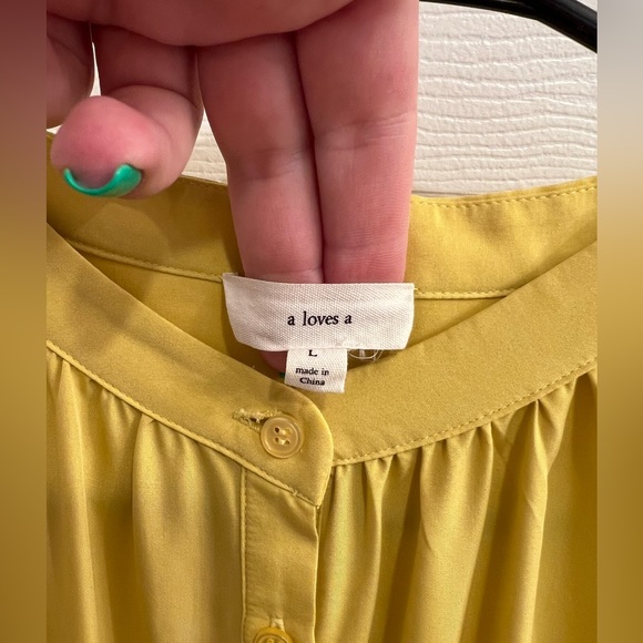 A loves A short sleeve pant jumpsuit with pockets. - Picture 5 of 8